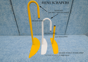 use a concrete hopper scraper to clean out the material cylinder to prevent piston damage