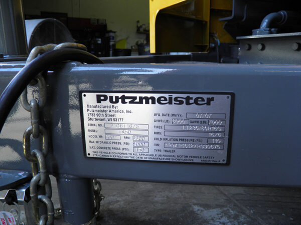 2007 Putzmeister TK50 #1675