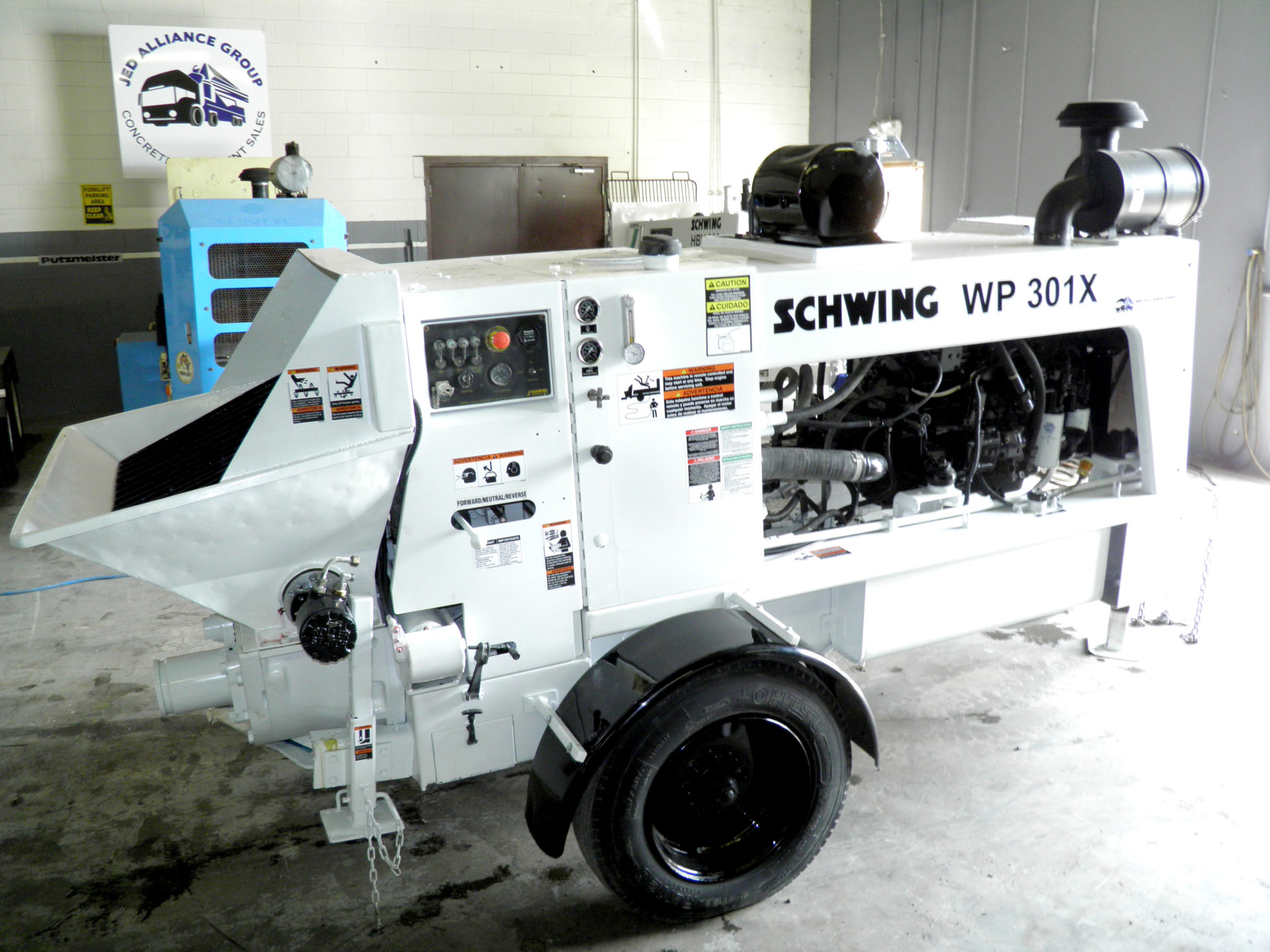 Schwing Shotcrete Pump - JED Alliance Group, Inc