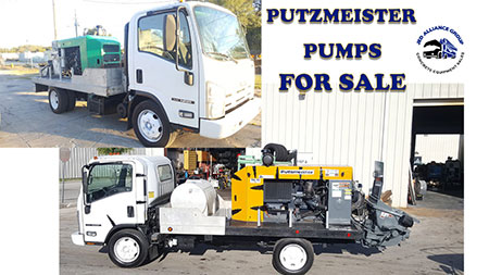 USED CONCRETE PUMPS FOR SALE PUTZMEISTER